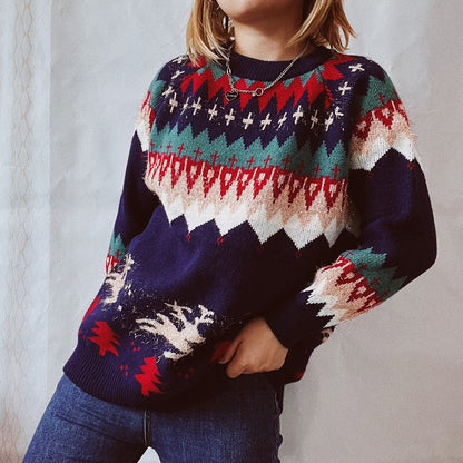 Holiday Glitter Accented Sweater