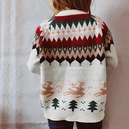 Holiday Glitter Accented Sweater