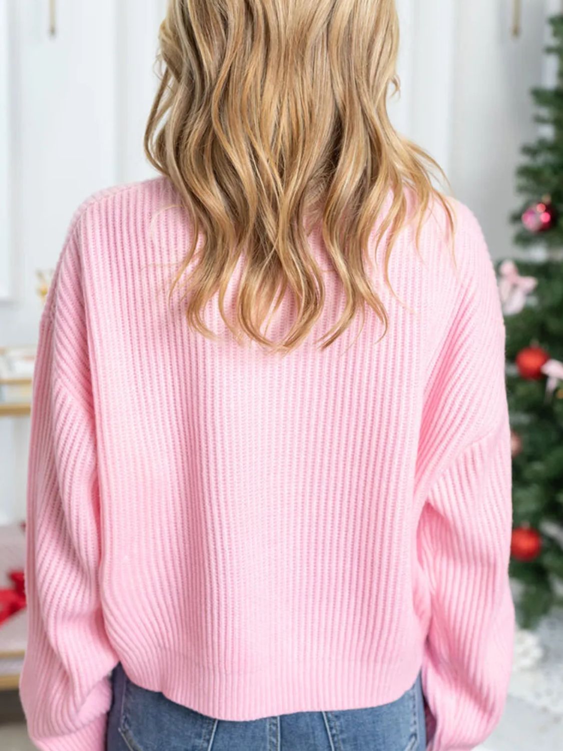 Festive Holiday Long Sleeve Sweater