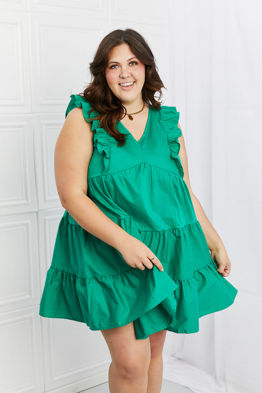 Layered Ruffle Dress