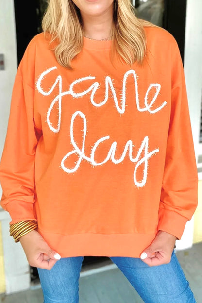 Round Neck Long Sleeve Sweatshirt