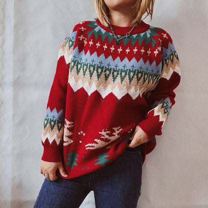 Holiday Glitter Accented Sweater