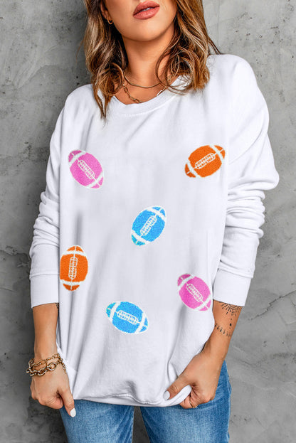 Bright Football Crewneck Sweatshirt