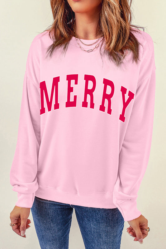 MERRY Graphic Crewneck Sweatshirt