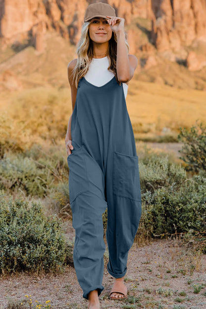 V-Neck Sleeveless Romper