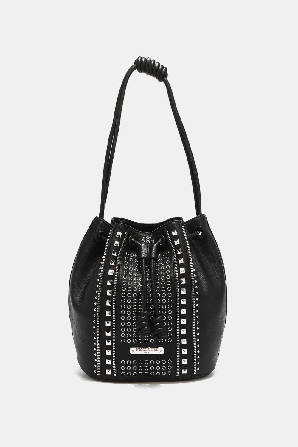 USA Amy Studded Bucket Bag