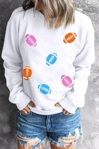 Bright Football Crewneck Sweatshirt