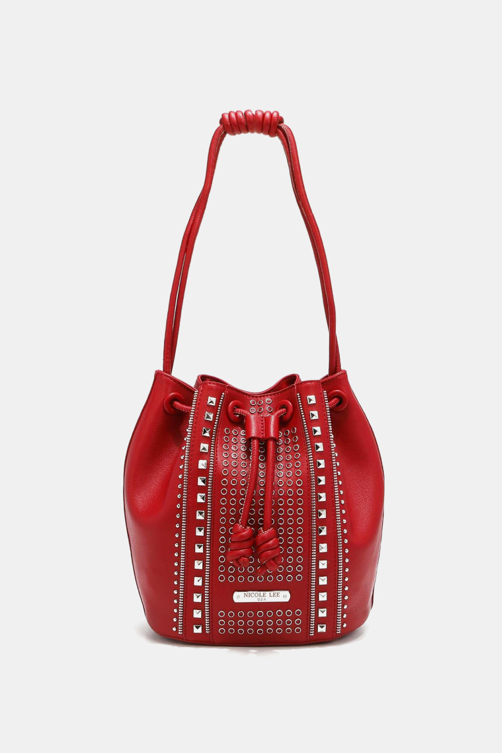 USA Amy Studded Bucket Bag